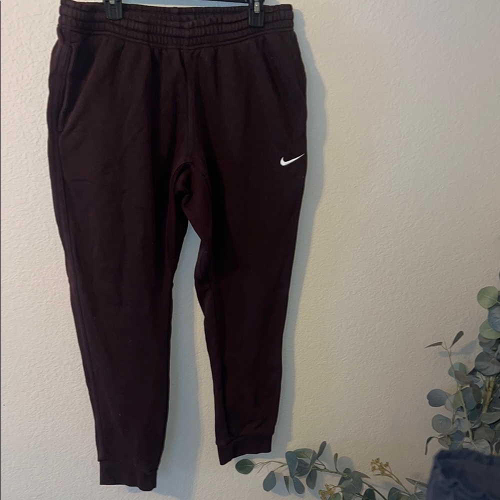 Nike Mens chocolate brown joggers